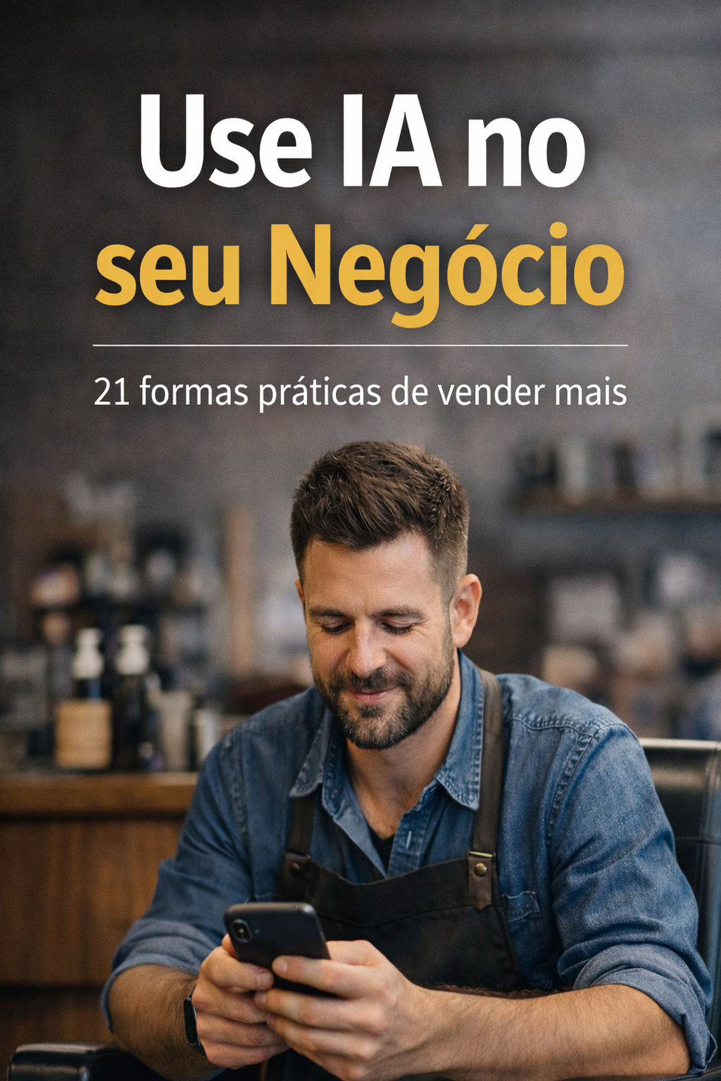 Capa do guia Use IA no seu Negócio